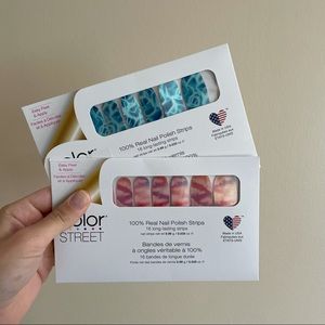 TWO Color Street Nail Art Sets. 1 POOL INTENTIONS